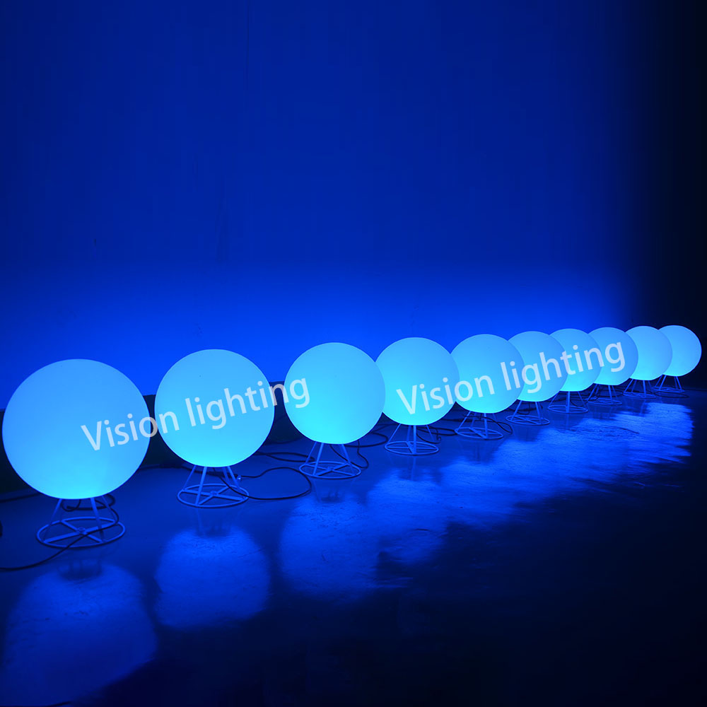 3D IP65 decoração de Natal uso ao ar livre paisagem de alta qualidade led programável TTL RGB luz de corda de bola