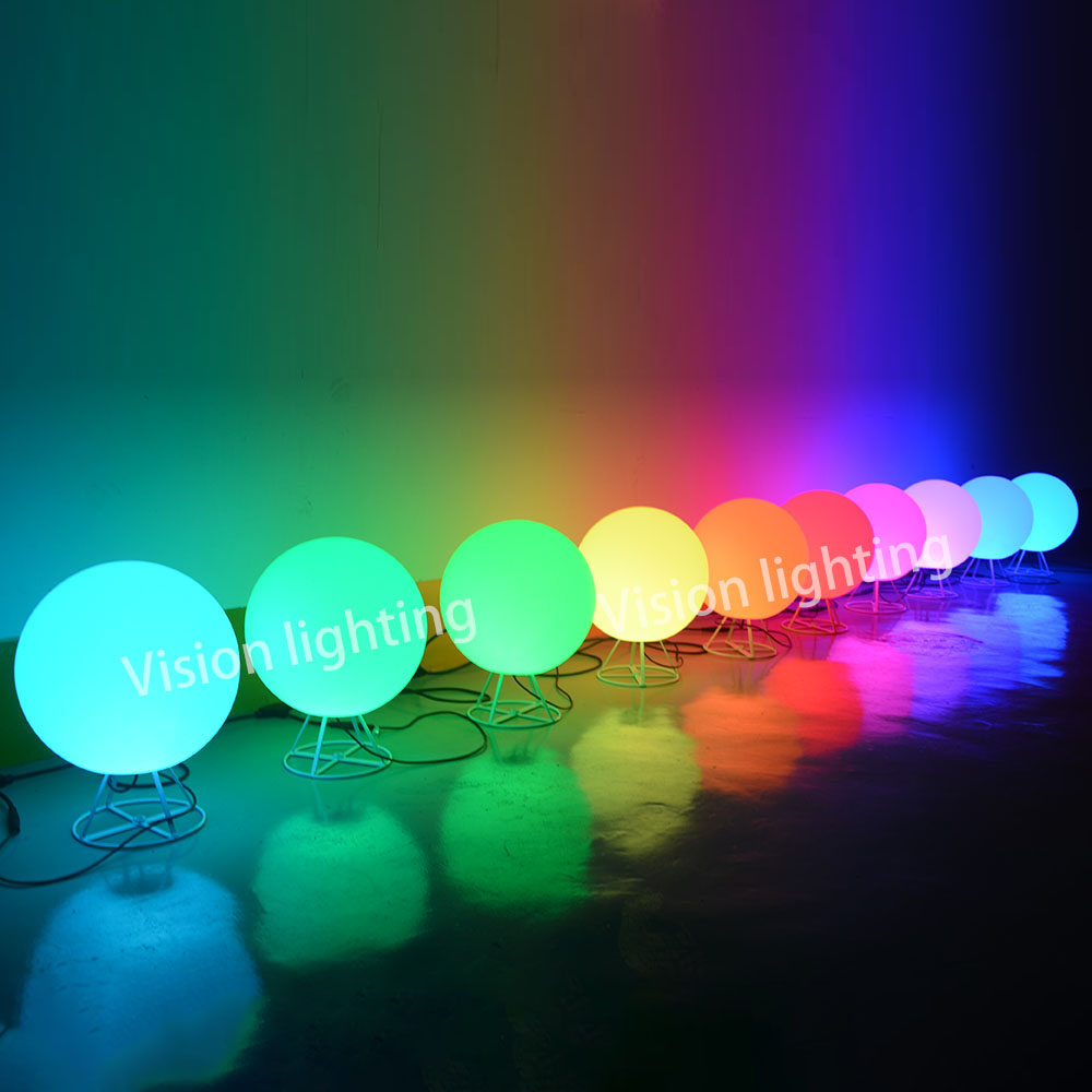 3D IP65 decoração de Natal uso ao ar livre paisagem de alta qualidade led programável TTL RGB luz de corda de bola