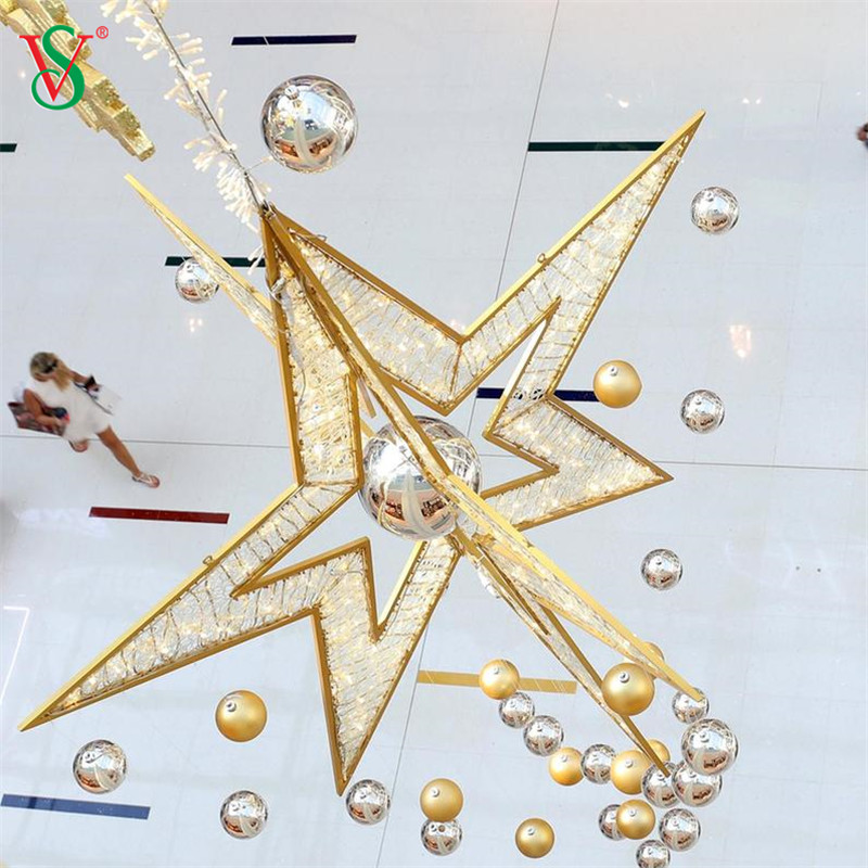 LED 3D Moon Star Motif Light para Ramadã Mubarak Eid Decoração de férias