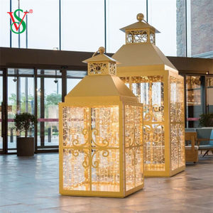 Luz LED 3D com motivo de estrela da lua para decoração de férias Ramadan Mubarak EID