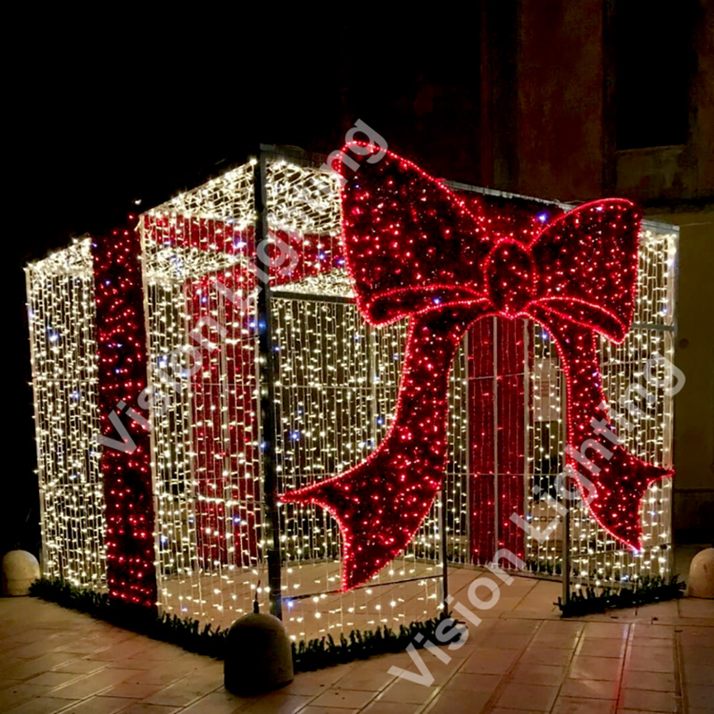 Luz de caixa de presente