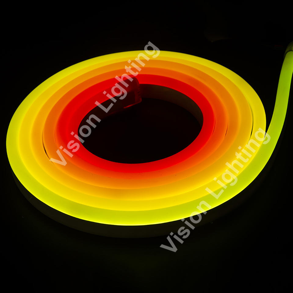 Faixa de LED de alto brilho RGB Flex Neon Lights para decoração ao ar livre