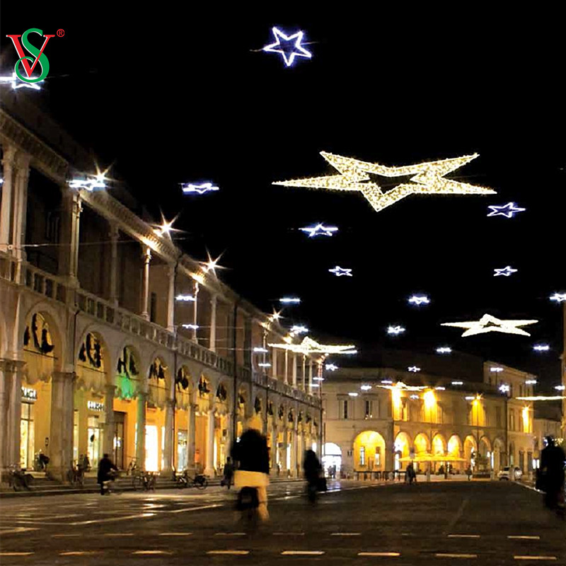 Luzes de floco de neve 2D animadas com design personalizado para decoração de Natal