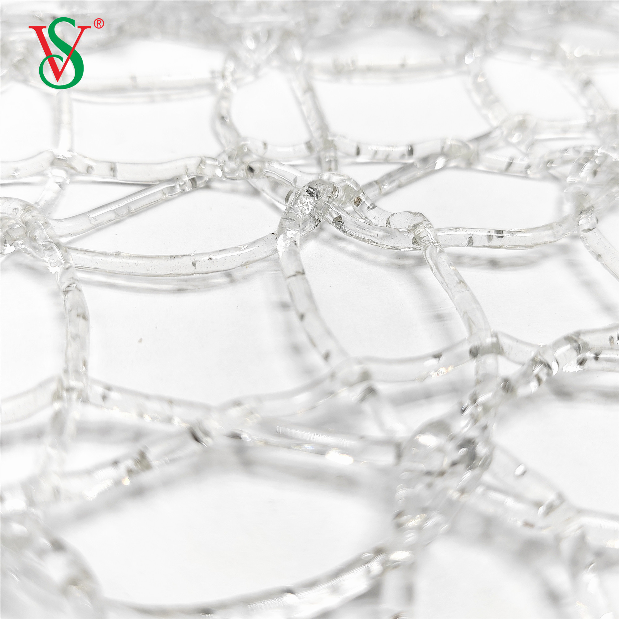 Carpete de rede de malha de PVC para luzes de motivos Fazendo decoração de Natal