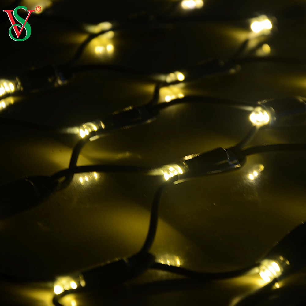 Rede de luz de LED conectável para decoração de festas 