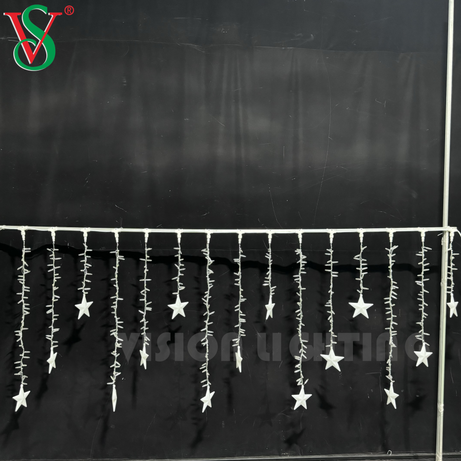 Luz de iluminação de decoração de Natal conectável Fairy LED LED ICELING LIGHT para ornamento de férias