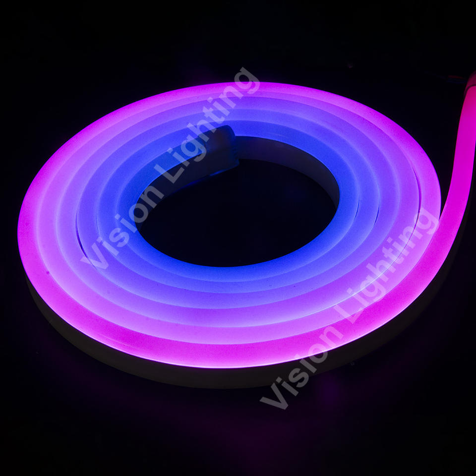 Faixa de LED de alto brilho RGB Flex Neon Lights para decoração ao ar livre