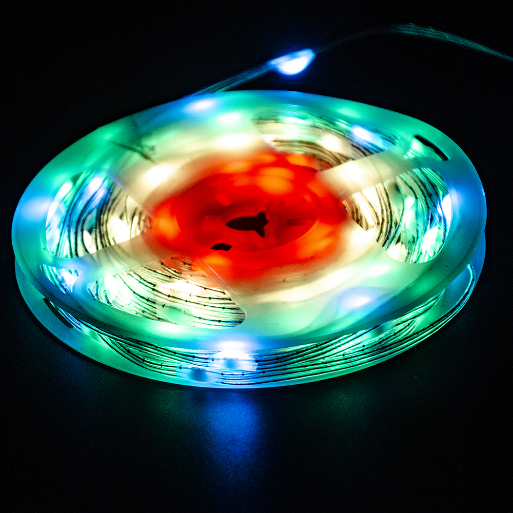 Controle remoto para uso em férias, plugue USB, guirlanda de fadas, decoração da árvore de Natal, led RGB, luzes de tira inteligente