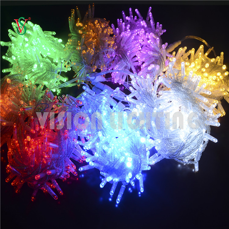 Garlandes de fada liderada ao ar livre Luz de cordas para o Natal Ramadan Wedding Decorative Lights