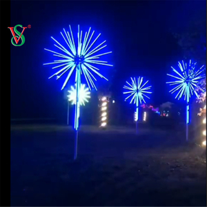 2,5M 3M Decoração de Natal Led 12V RGB Fogos de Artifício Motivo de Árvore para Rua