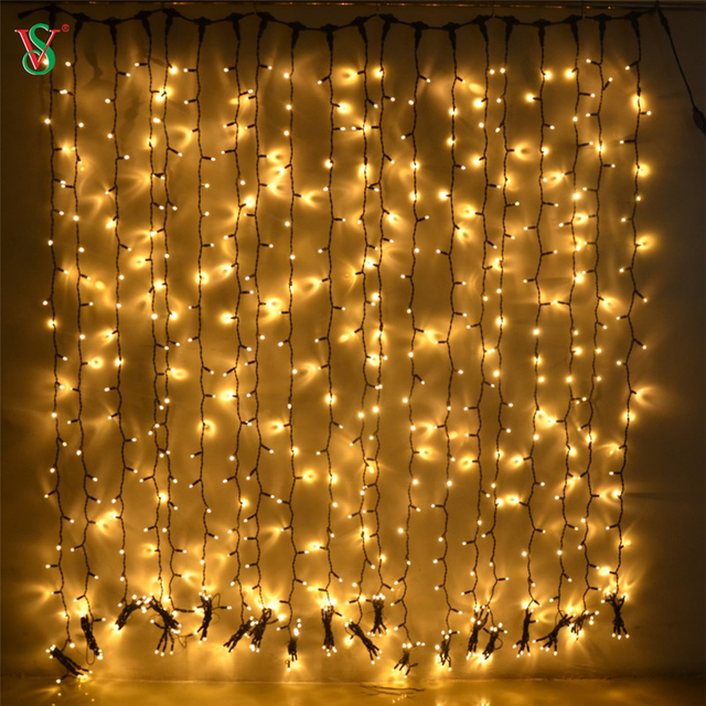 Luz de cortina de LED para decoração de pátio de bar de restaurante