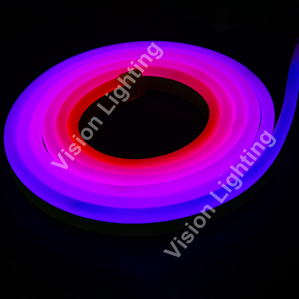 Faixa de LED de alto brilho RGB Flex Neon Lights para decoração ao ar livre