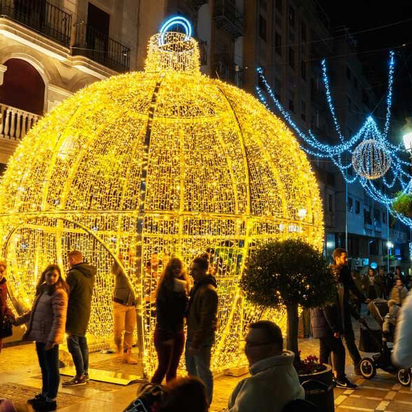 Bola Gigante 3D de Luz