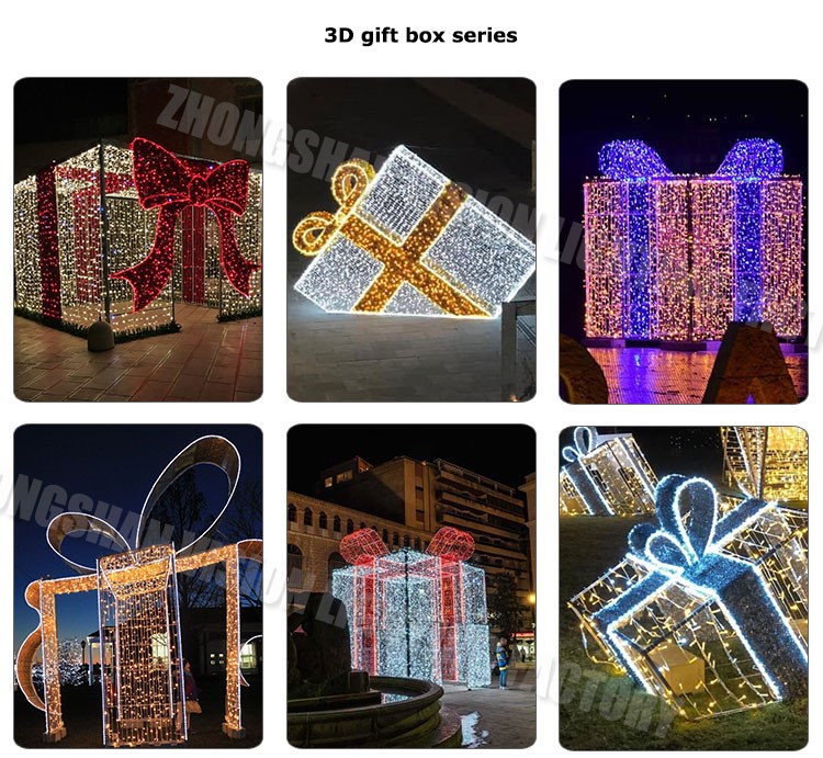 s&eacute;rie de caixa de presente 3d -1