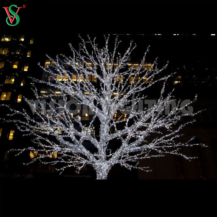 3D LED Decorativo Christmas Branch Tree Motif Light para uso comercial ao ar livre
