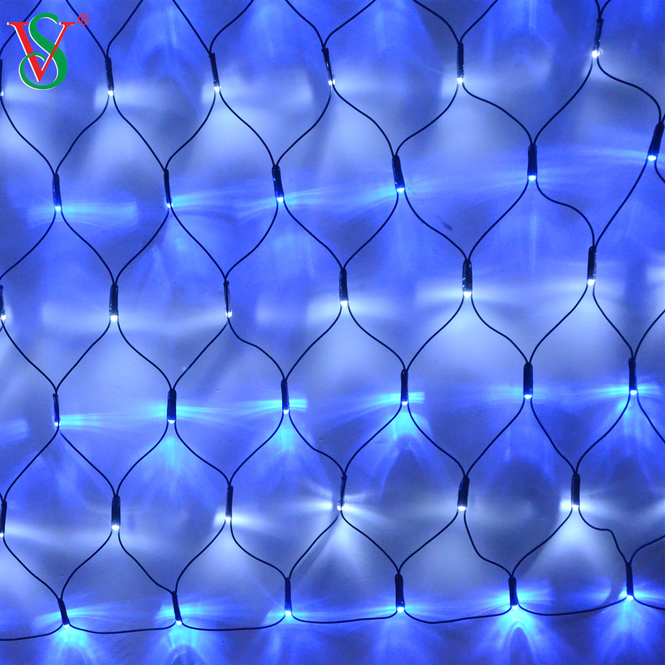 Rede de luz de LED conectável para decoração de festas 