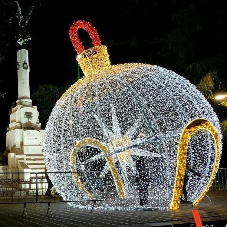 Bola Gigante 3D de Luz