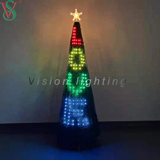Faça você mesmo luzes inteligentes RGB para mudança de cor da árvore de Natal com aplicativo Bluetooth