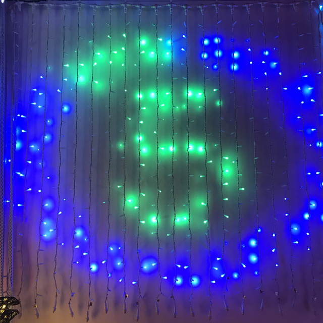Decoração externa programável IP65 à prova d'água de alta qualidade led DMX 512 RGB Luz de corda de Natal