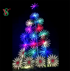 Luzes de fogo de artifício de LED para decoração de Natal ao ar livre Luzes de árvore de fogos de artifício de LED