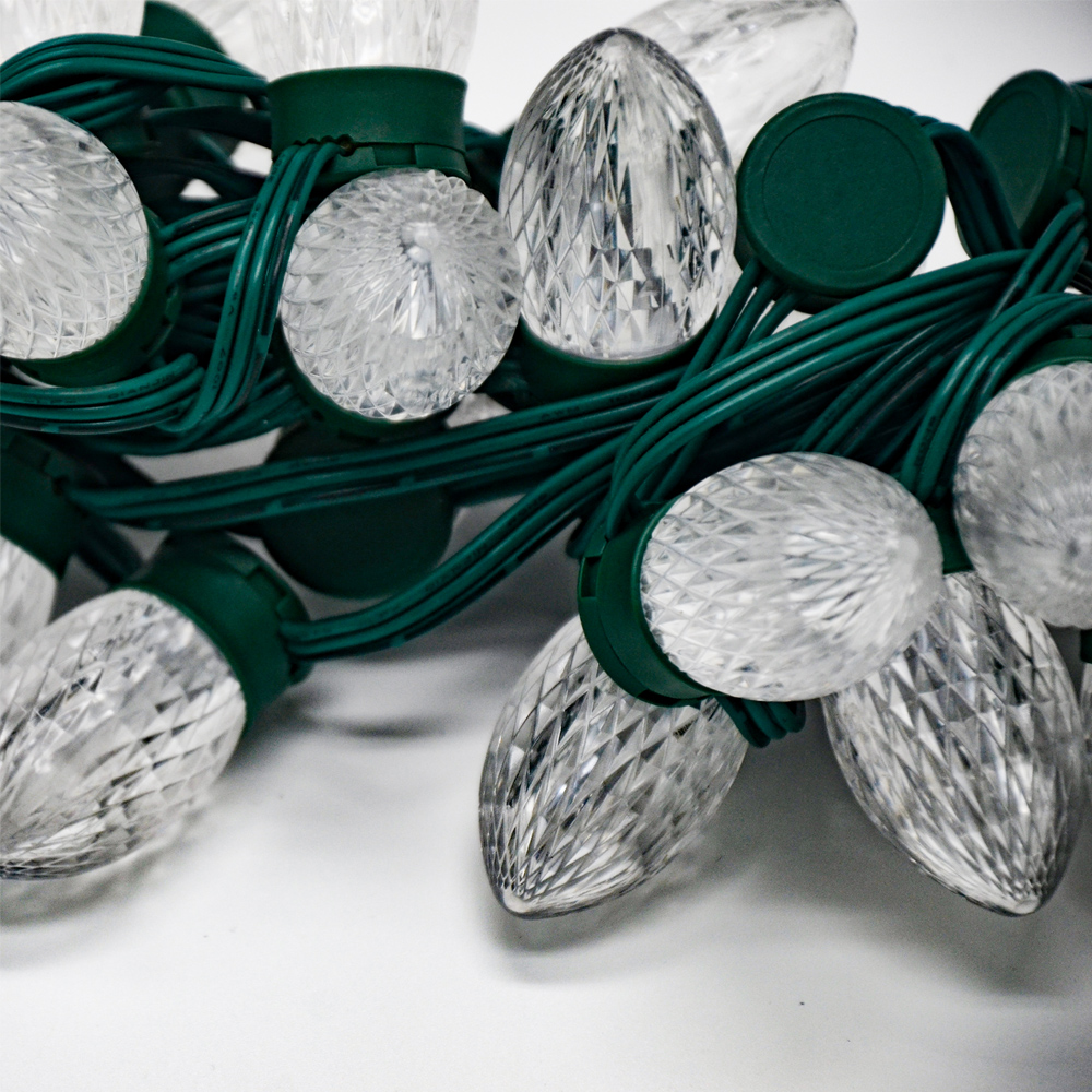 Decoração de Natal IP65 programável WS2811 TTL LED RGB pixels luz de corda de morango para uso externo