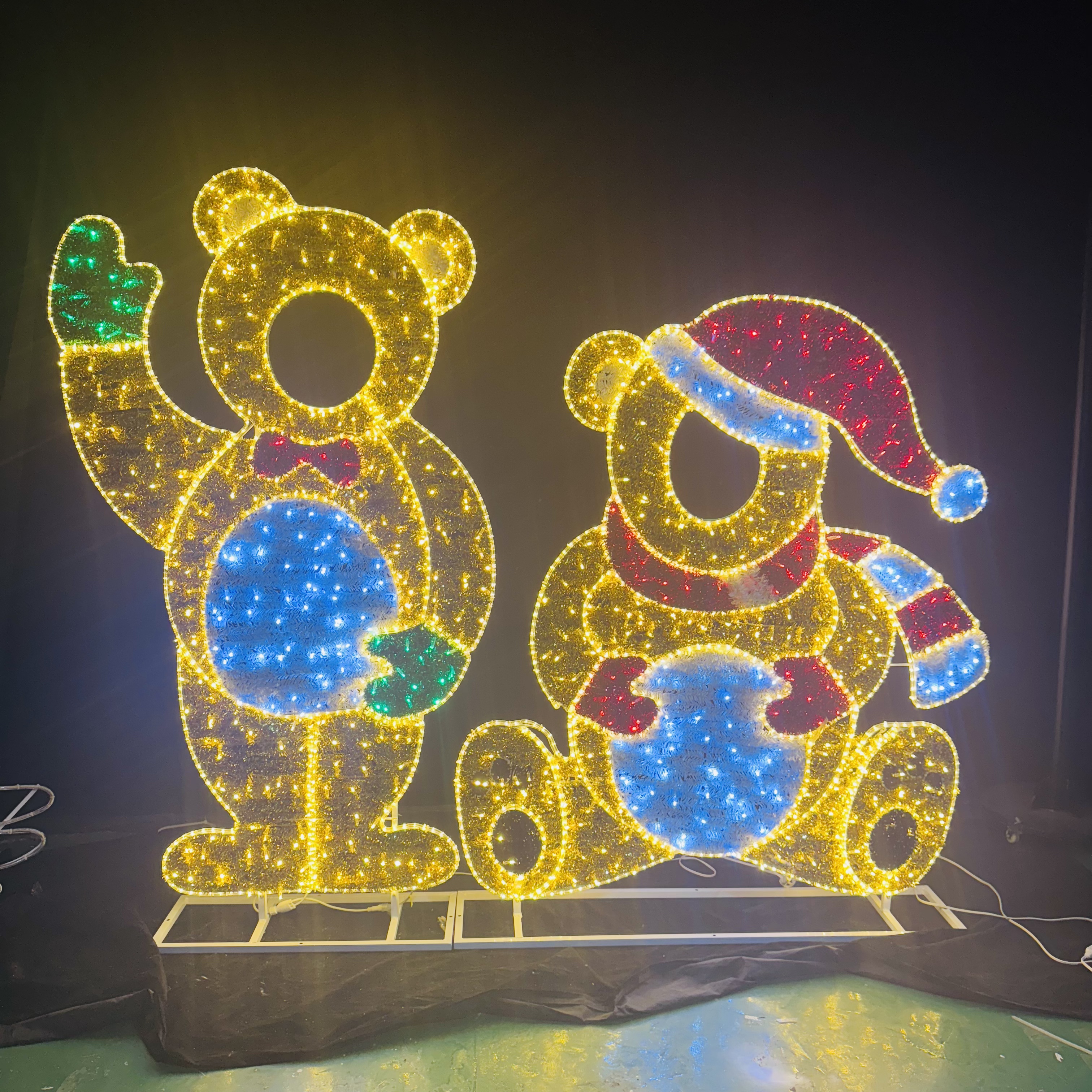 LUCES DE NAVIDAD LUZ DE DECORAÇÃO DE NATAL DO AO ANTERIOR LED 2D e 3D FOOD MOTIF LUZES DE MOTIF