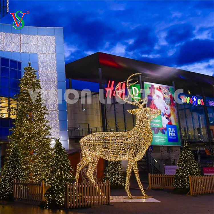 Holiday Shopping Center Christmas Decoração ao ar livre LED LEITOS LIGHTIL DE MOTIF