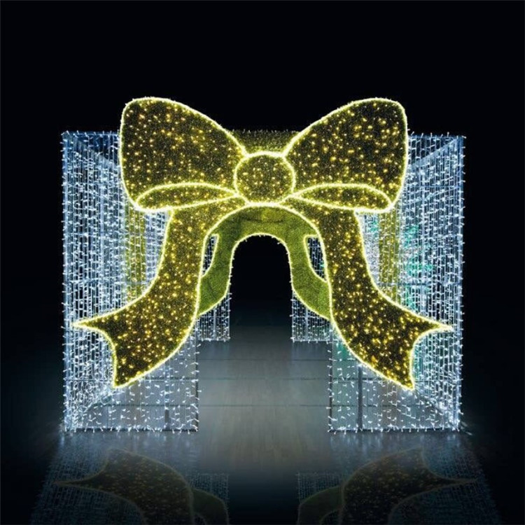 Luz de caixa de presente 3D