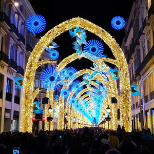 Motivo de Luz em Arco 3D