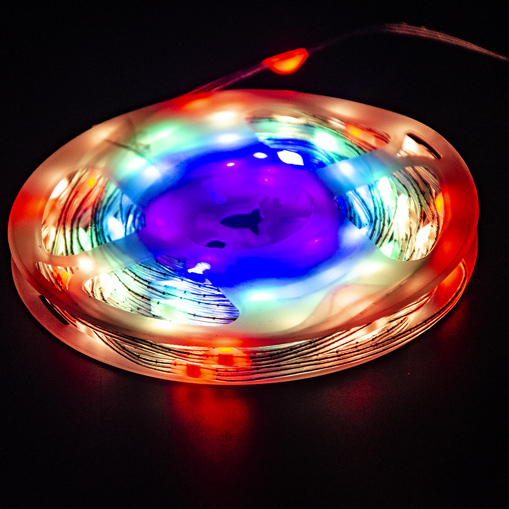 Controle remoto para uso em férias, plugue USB, guirlanda de fadas, decoração da árvore de Natal, led RGB, luzes de tira inteligente